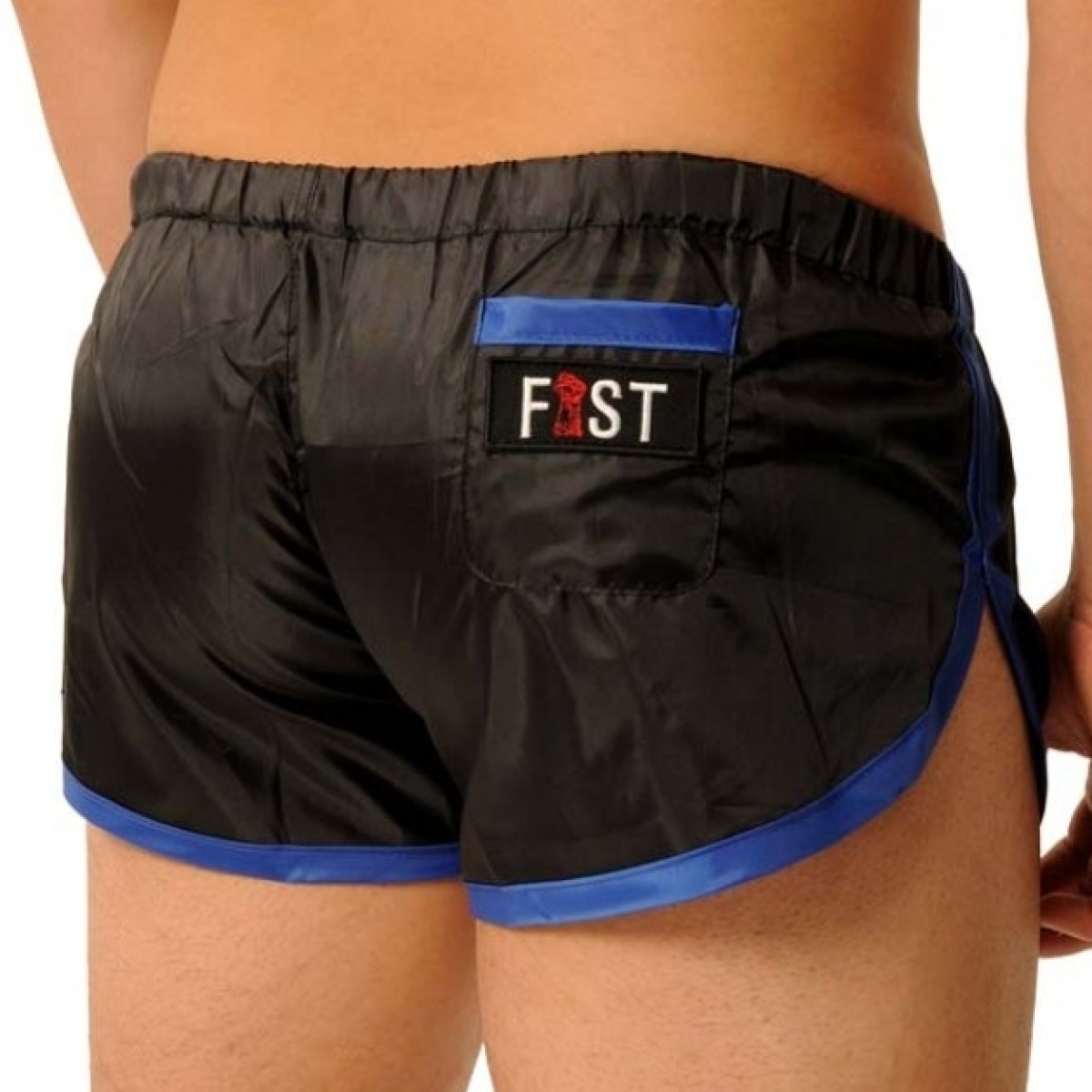 short court fist noir bleu 1