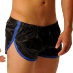 short court fist noir bleu