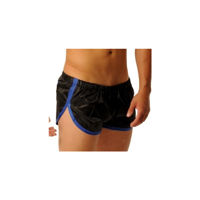 short court fist noir bleu