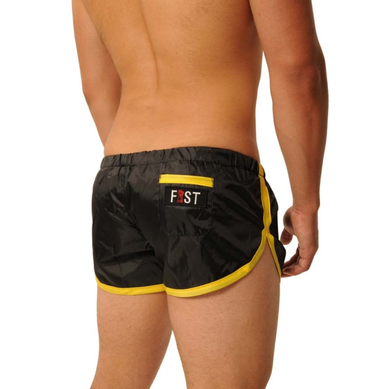 short court fist noir jaune 5