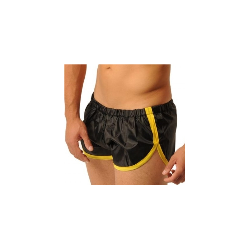 short court fist noir jaune
