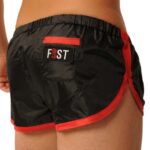 short court fist noir rouge 1