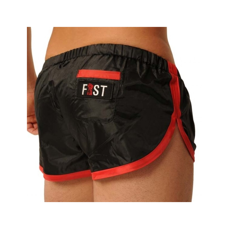 short court fist noir rouge 1
