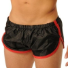 short court fist noir rouge