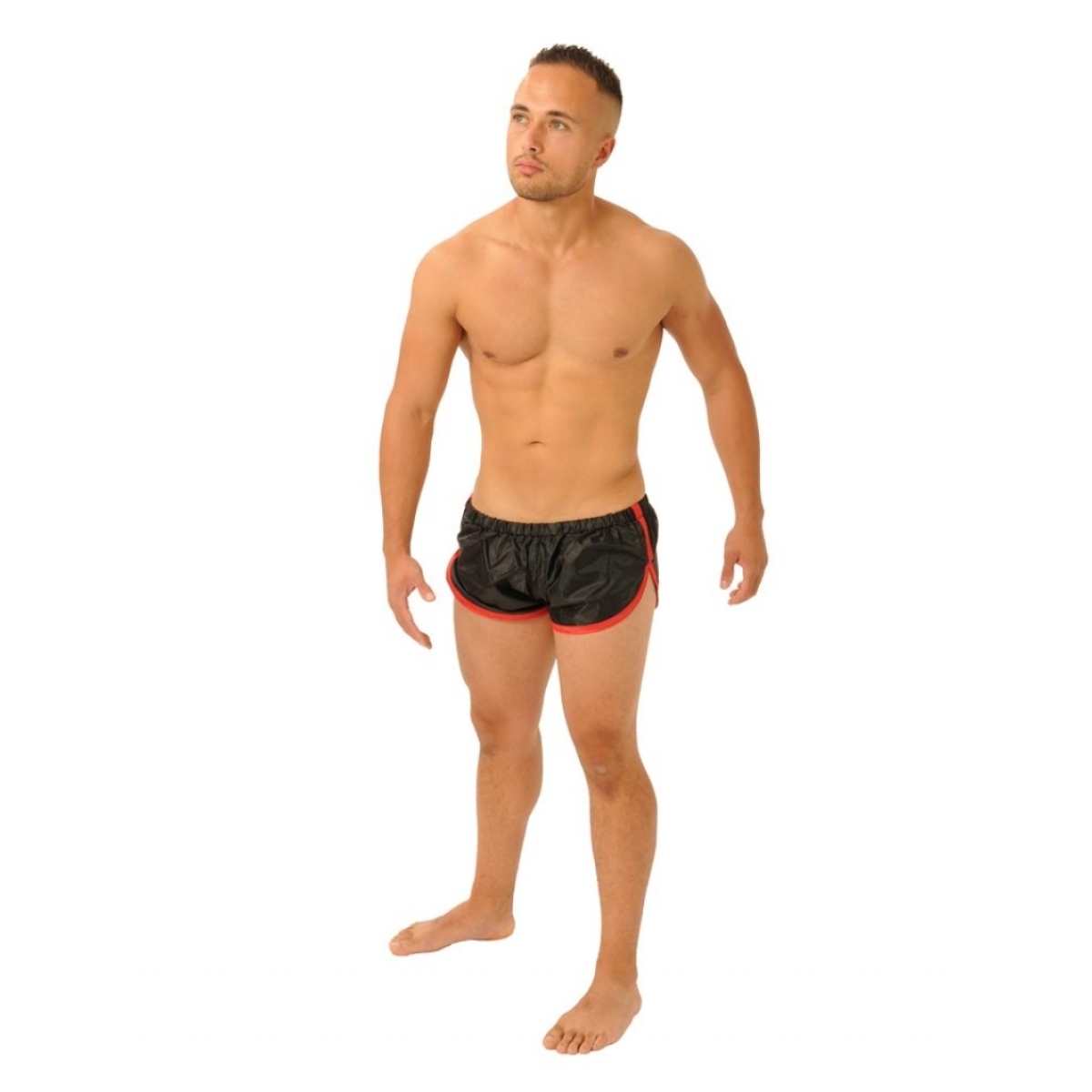 short court fist noir rouge 3