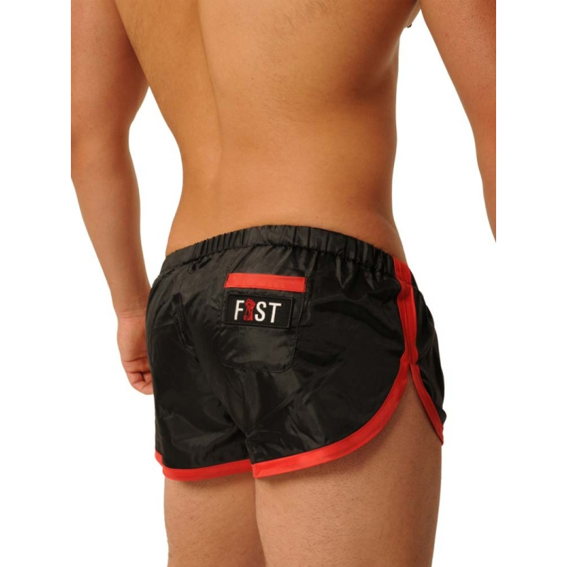 short court fist noir rouge 5