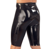 short cycliste en latex avec gaine penis 1