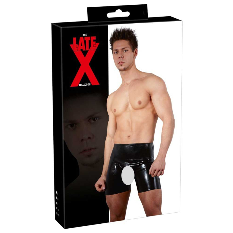 short en latex avec ouverture 2