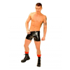 short en latex coupe cycliste avec zip 5