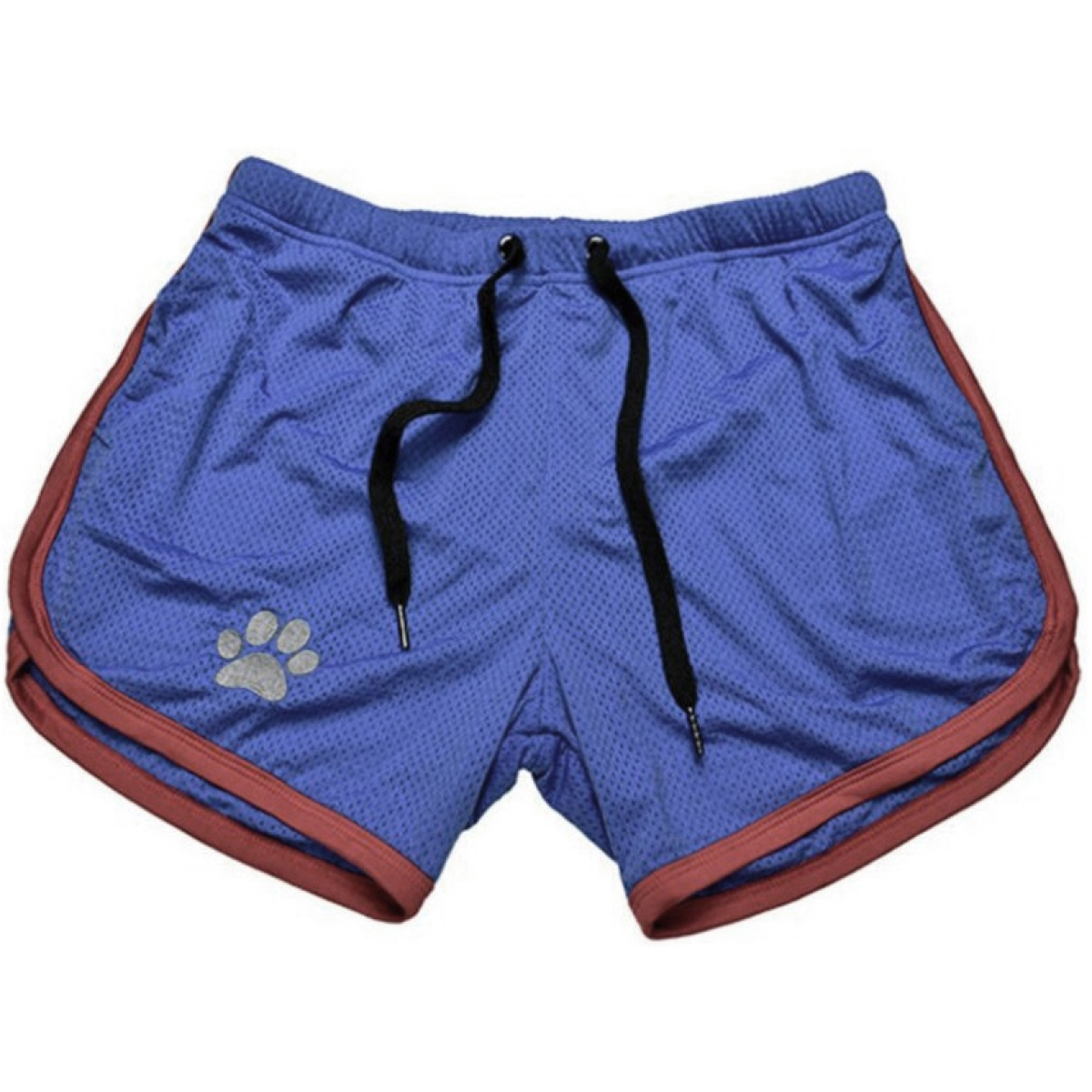 short paw bleu rouge
