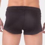 short timur noir rouge blanc 1