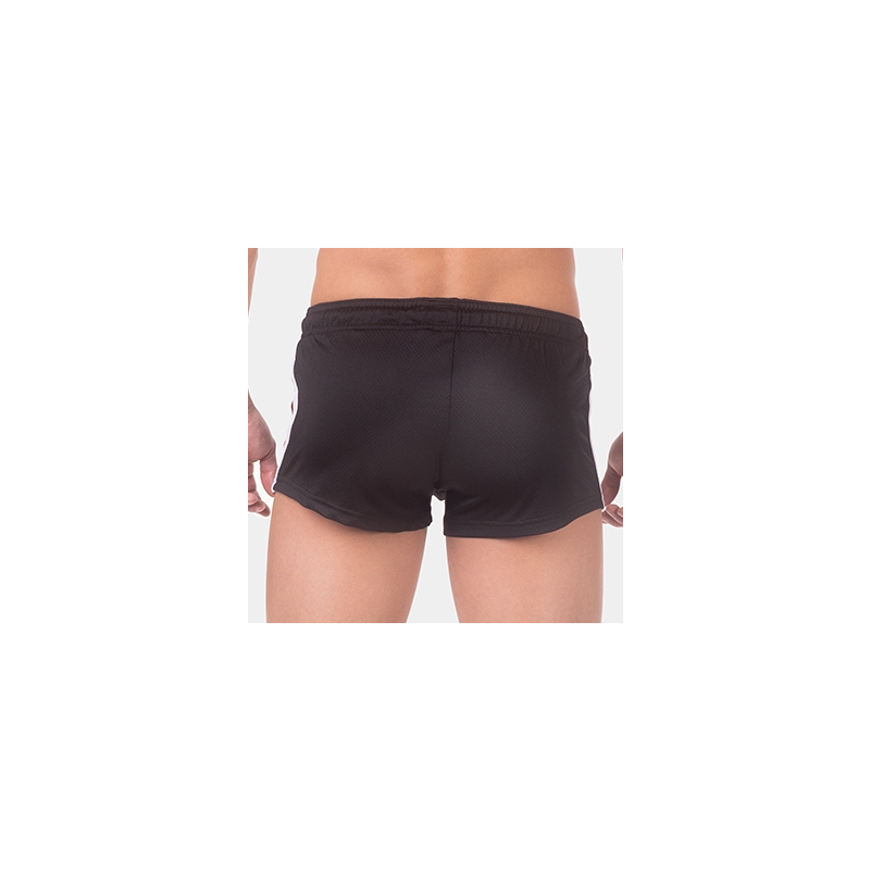 short timur noir rouge blanc 1