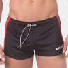 short timur noir rouge blanc