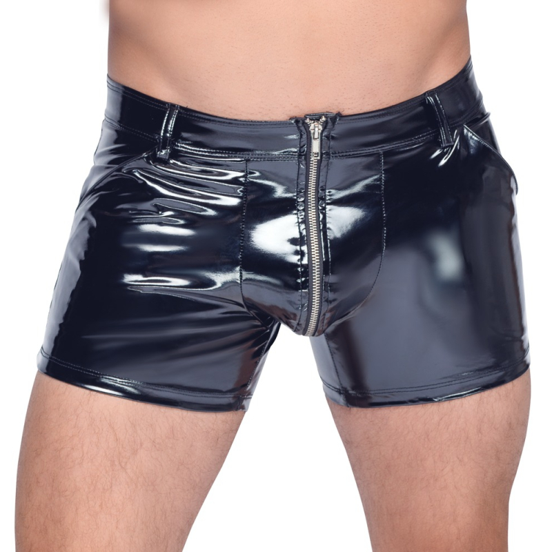short vinyl bount noir