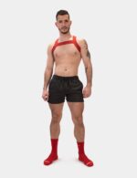 short zulu noir rouge 3