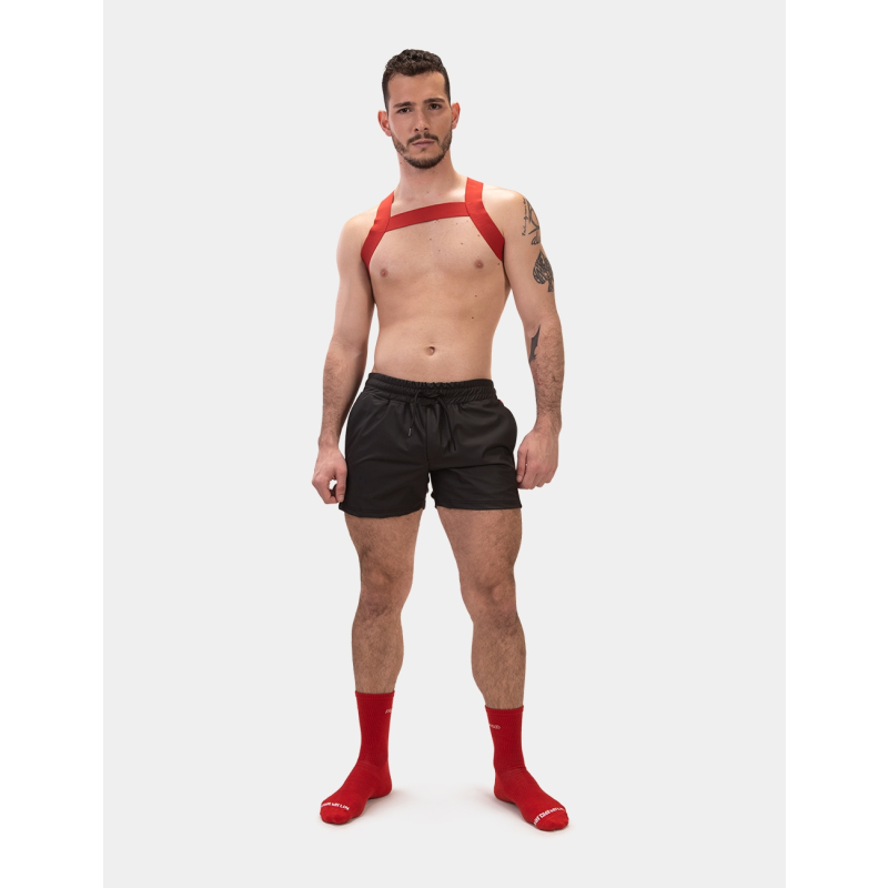 short zulu noir rouge 3