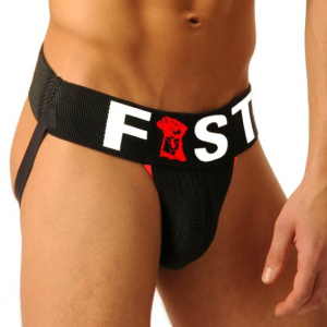 shorts red fist