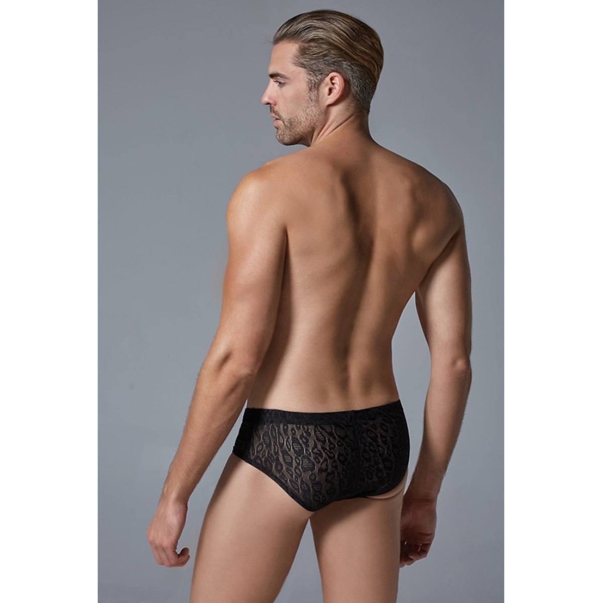 shorty dentelle leopard allure noir 3