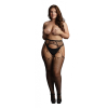 shredded suspender pantyhose black osx 2