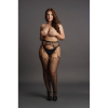shredded suspender pantyhose black osx 6