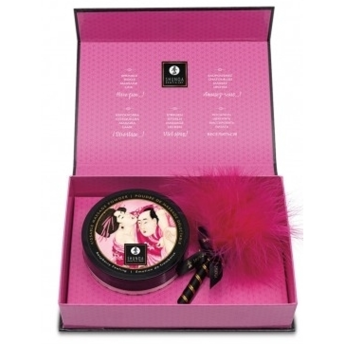 shunga kissable massage powder raspberry feeling 2