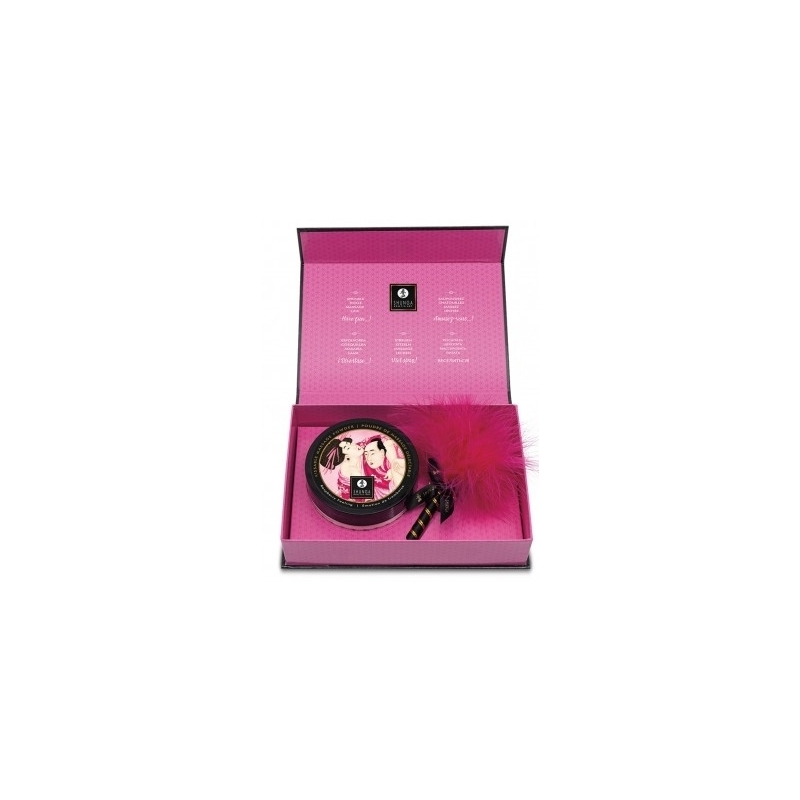 shunga kissable massage powder raspberry feeling 2