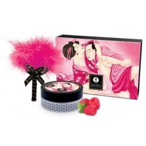 shunga kissable massage powder raspberry feeling