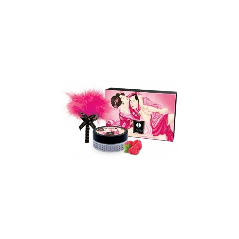shunga-kissable-massage-powder-raspberry-feeling shunga kissable massage powder raspberry feeling