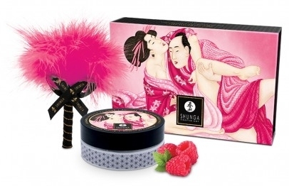 shunga-kissable-massage-powder-raspberry-feeling shunga kissable massage powder raspberry feeling