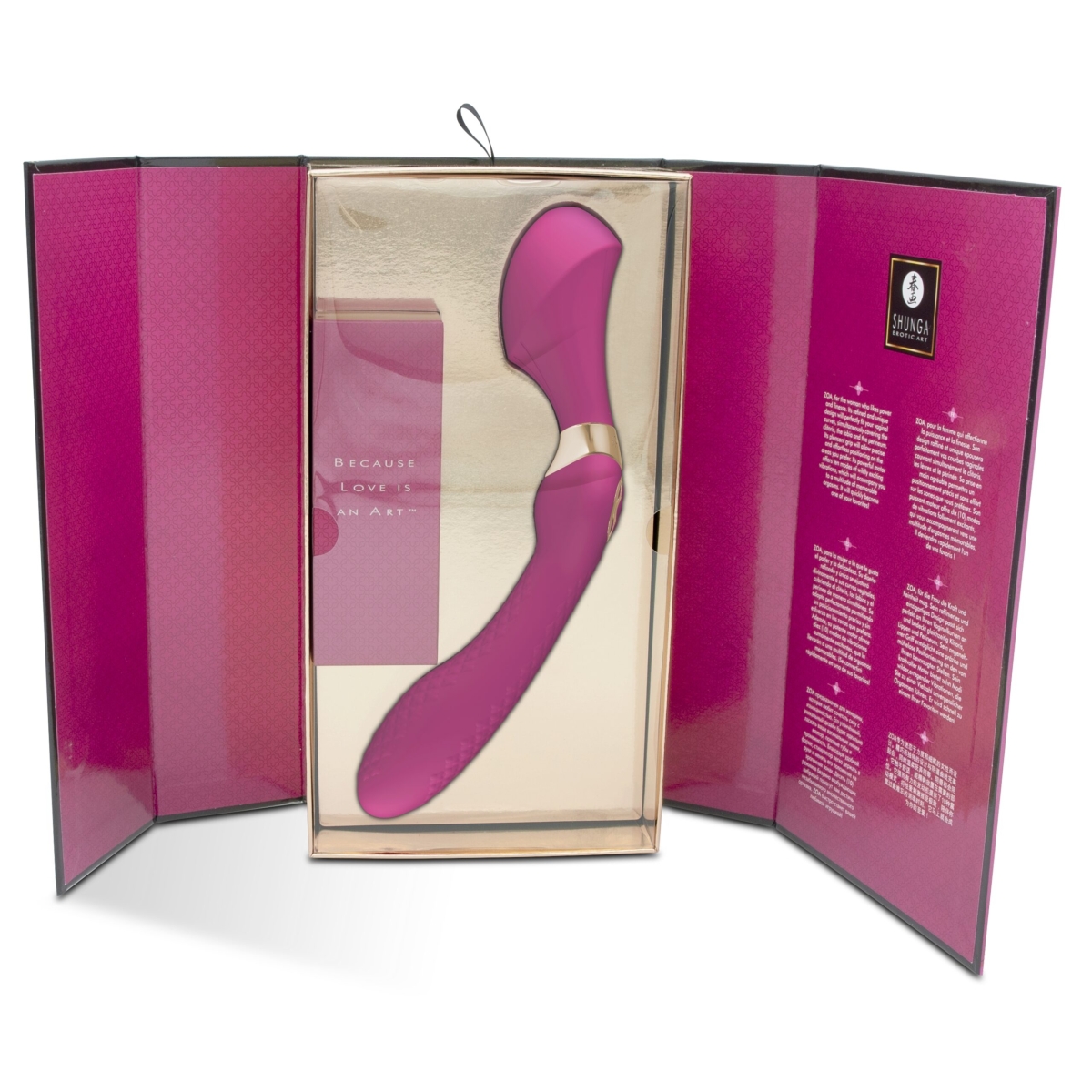 shunga zoa intimate massager raspberry 4 scaled