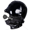 silicone hollow mouth gag black 5