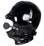 silicone hollow mouth gag black 5