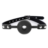 silicone hollow mouth gag black 6