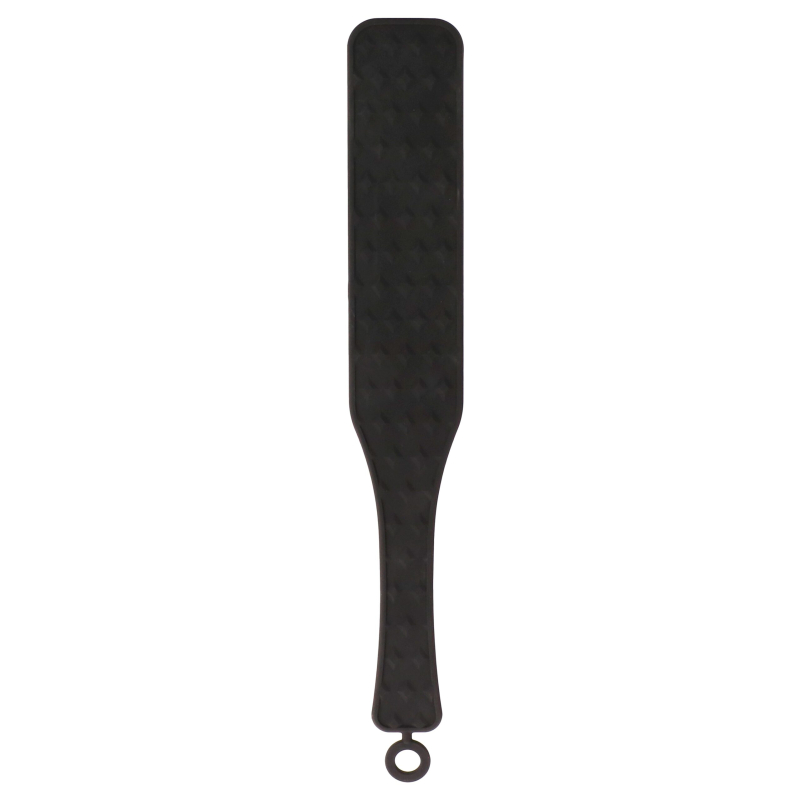 silicone textured paddle black scaled