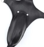 singlet open rompers simili noir 7