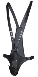 singlet open rompers simili noir 8