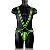 singlet phosphorescent body glow noir vert neon