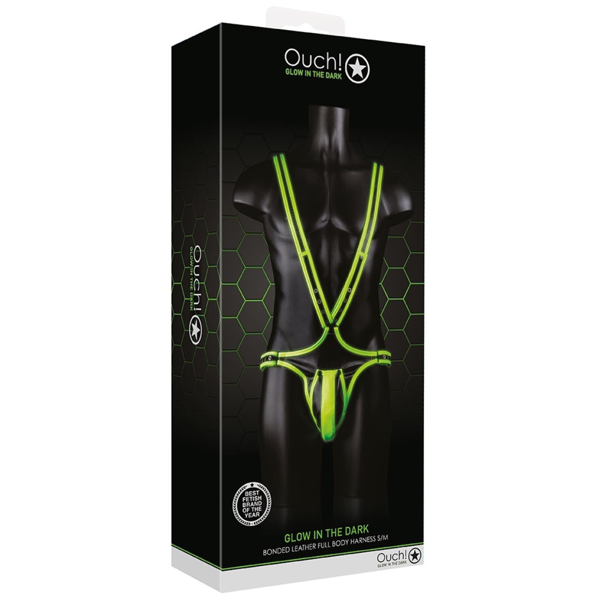 singlet phosphorescent body glow noir vert neon 2