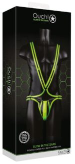 singlet phosphorescent body glow noir vert neon 2