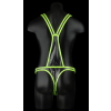 singlet phosphorescent body glow noir vert neon 4