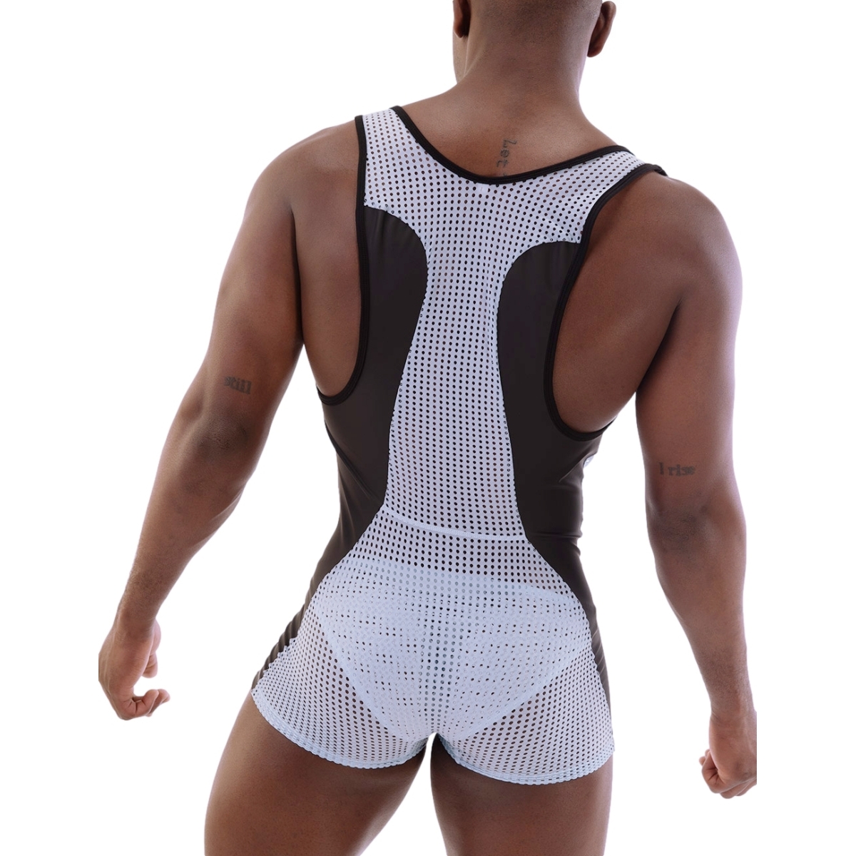 singlet sanke bleu noir 1