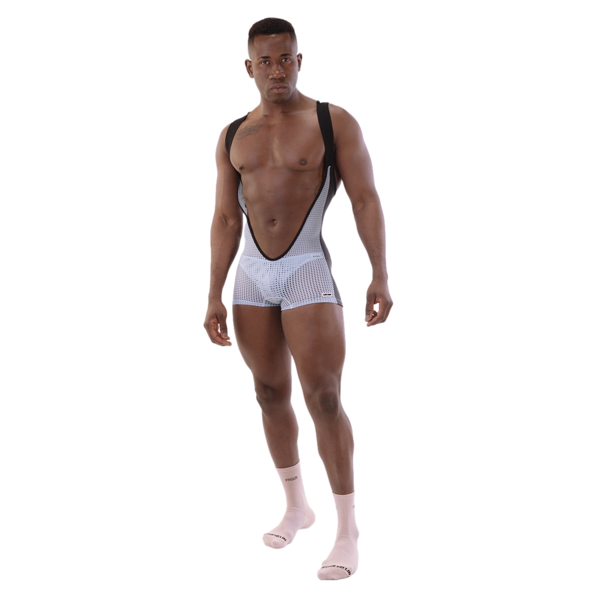 singlet sanke bleu noir 2