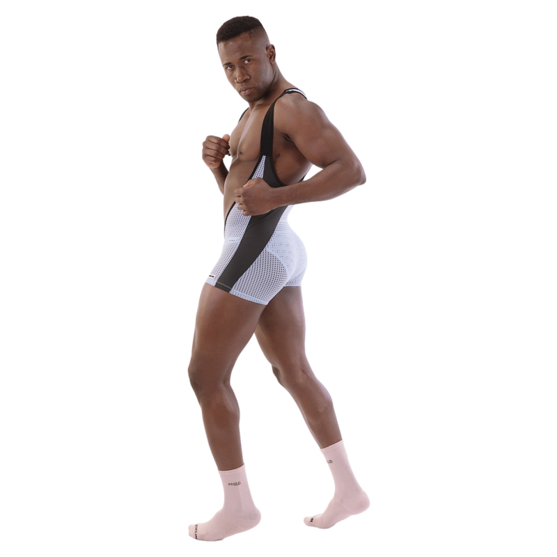 singlet sanke bleu noir 3
