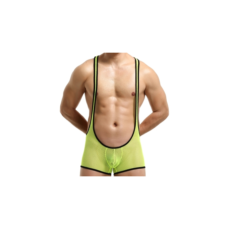 singlet sexy tocki jaune noir