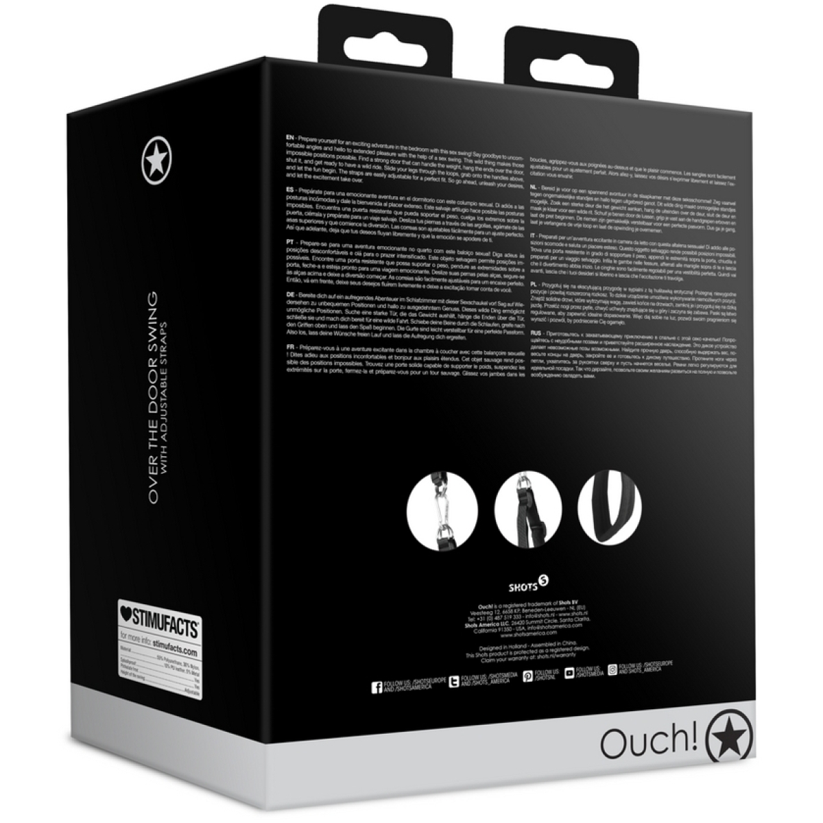 sling de porte over the swing noir 5