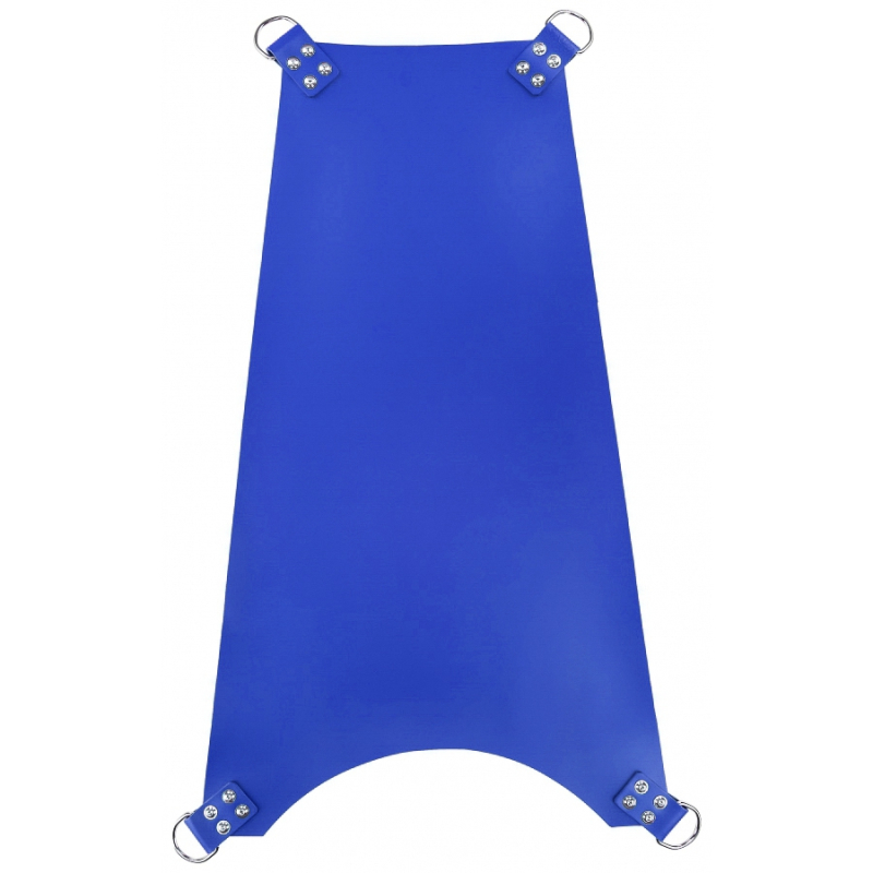 sling en cuir 4 points ajuste bleu