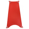 sling en cuir 4 points ajuste rouge