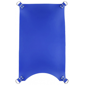 sling en cuir 4 points bleu