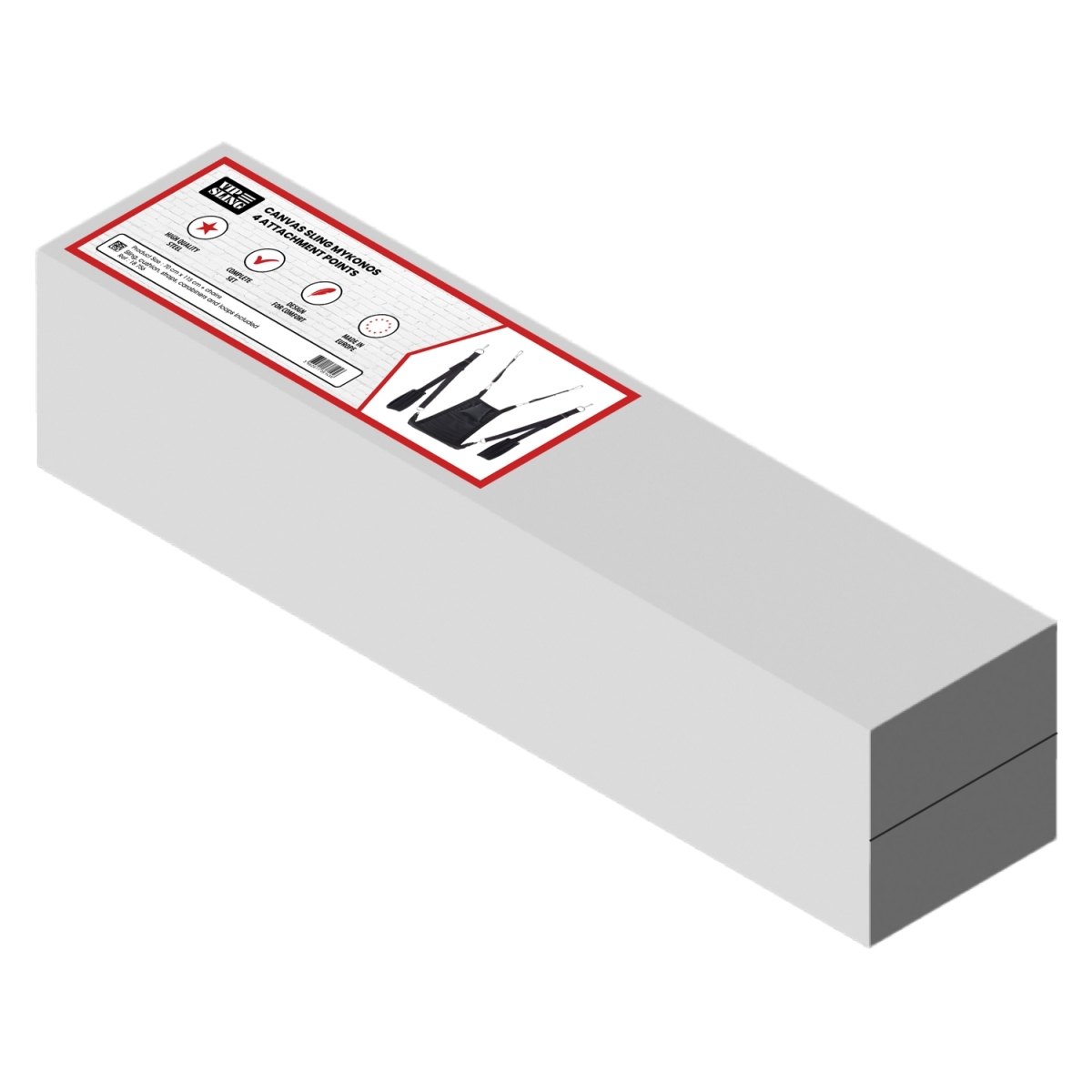 sling en tissu mykonos 4 points noir 1