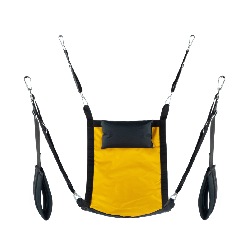 sling en tissu rectangle set complet jaune scaled